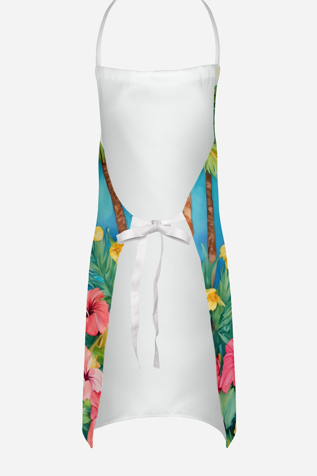 Shar Pei Luau Apron Cooking Kitchen Server Baking Crafts Gardening for Adult Women Men, Unisex, Large, Multicolor