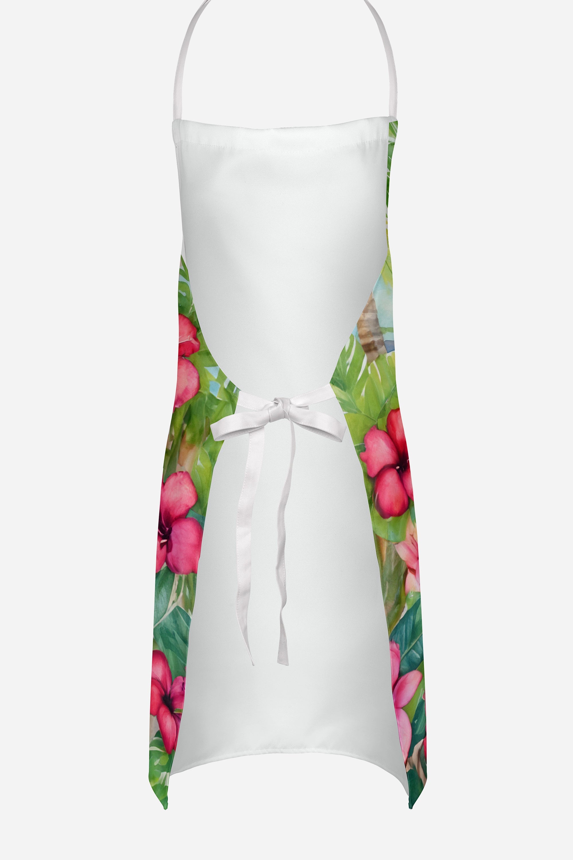 Shiba Inu Luau Apron Cooking Kitchen Server Baking Crafts Gardening for Adult Women Men, Unisex, Large, Multicolor
