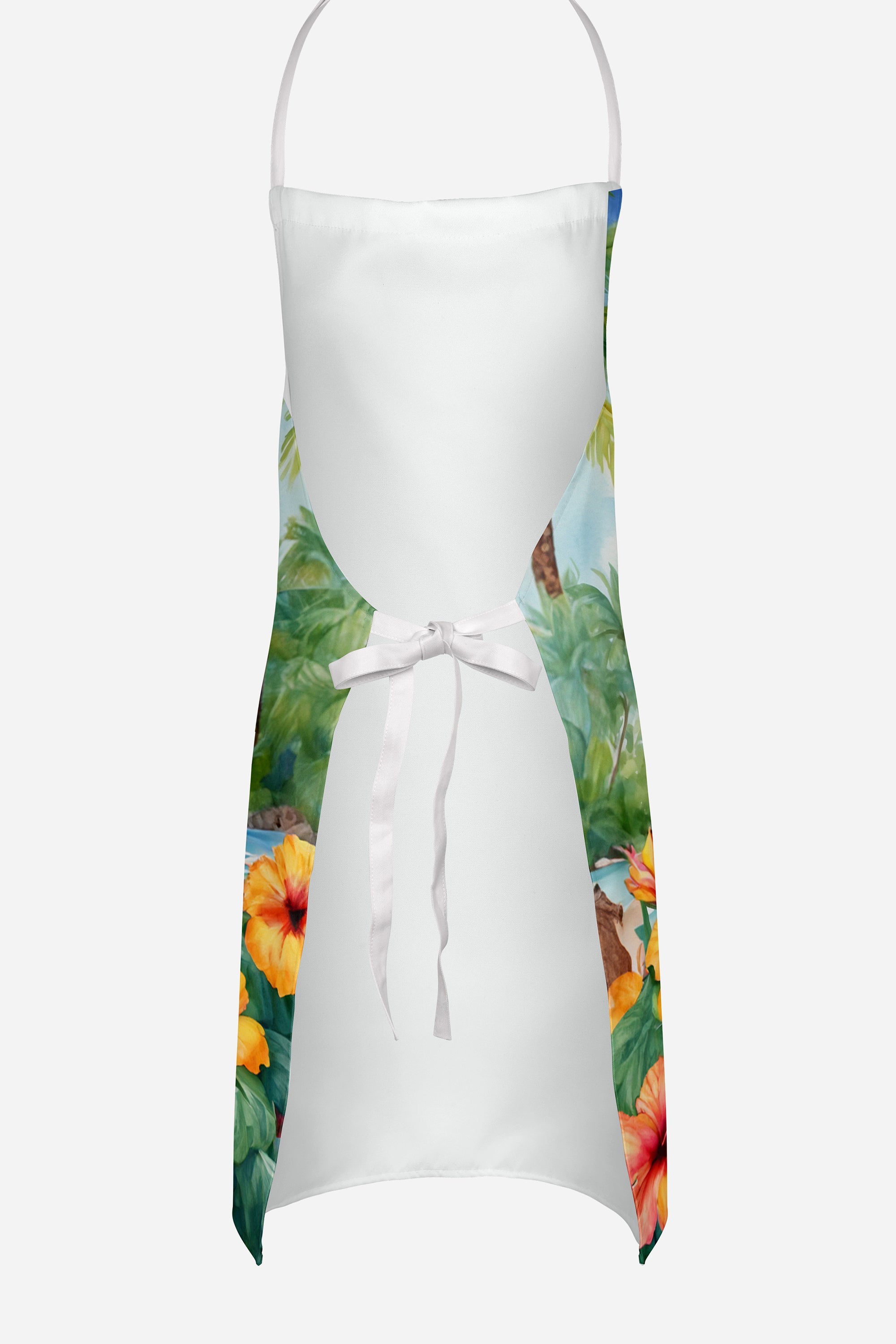 Vizsla Luau Apron Cooking Kitchen Server Baking Crafts Gardening for Adult Women Men, Unisex, Large, Multicolor
