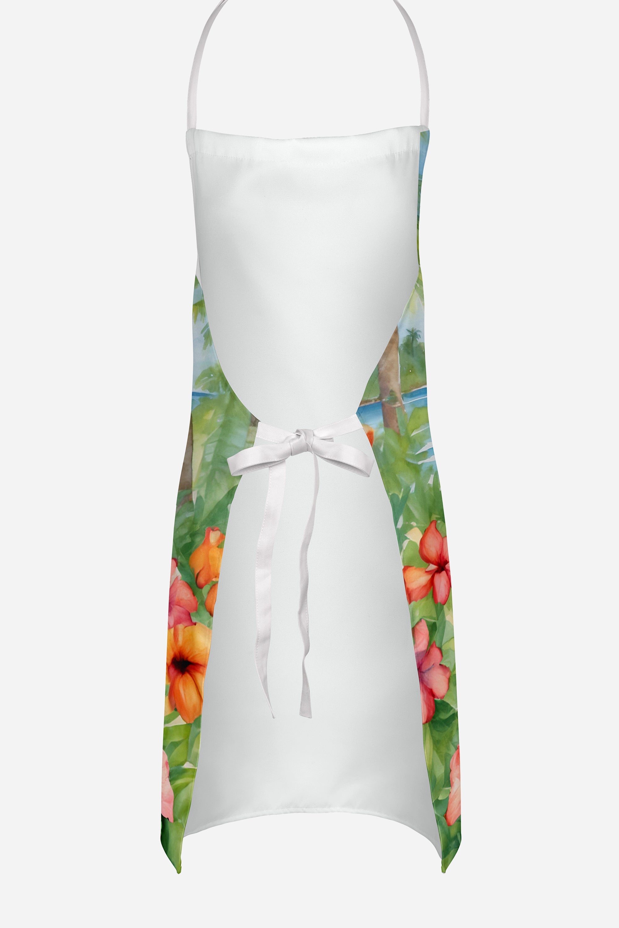 Welsh Terrier Luau Apron Cooking Kitchen Server Baking Crafts Gardening for Adult Women Men, Unisex, Large, Multicolor