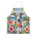 Whippet Luau Apron Cooking Kitchen Server Baking Crafts Gardening for Adult Women Men, Unisex, Large, Multicolor