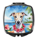 Whippet Luau Compact Mirror Decorative Travel Makeup Mirror for Women Girls Gifts Pocket Makeup Mirror Folding Handheld