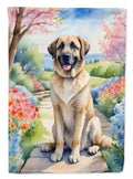 Anatolian Shepherd Spring Garden House Flag 28x40 Porch Sleeve Pole Decorative Outside Yard Banner Artwork Wall Hanging, Polyester