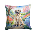 Anatolian Shepherd Spring Garden Decorative Throw Pillow 18x18 Indoor Outdoor Accent Cushion, Fabric Cover with Insert for Sofa, Bed, Porch & Living Room