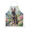 Belgian Malinois Spring Garden Apron Cooking Kitchen Server Baking Crafts Gardening for Adult Women Men, Unisex, Large, Multicolor