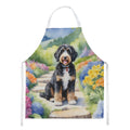 Bernedoodle Spring Path Apron Cooking Kitchen Server Baking Crafts Gardening for Adult Women Men, Unisex, Large, Multicolor