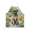 Brussels Griffon Spring Path Apron Cooking Kitchen Server Baking Crafts Gardening for Adult Women Men, Unisex, Large, Multicolor
