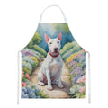 Bull Terrier Spring Path Apron Cooking Kitchen Server Baking Crafts Gardening for Adult Women Men, Unisex, Large, Multicolor