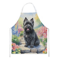 Cairn Terrier Spring Path Apron Cooking Kitchen Server Baking Crafts Gardening for Adult Women Men, Unisex, Large, Multicolor