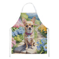 Chihuahua Spring Path Apron Cooking Kitchen Server Baking Crafts Gardening for Adult Women Men, Unisex, Large, Multicolor