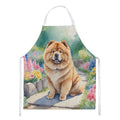 Chow Chow Spring Path Apron Cooking Kitchen Server Baking Crafts Gardening for Adult Women Men, Unisex, Large, Multicolor