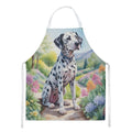 Dalmatian Spring Path Apron Cooking Kitchen Server Baking Crafts Gardening for Adult Women Men, Unisex, Large, Multicolor