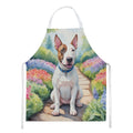 English Bull Terrier Spring Path Apron Cooking Kitchen Server Baking Crafts Gardening for Adult Women Men, Unisex, Large, Multicolor