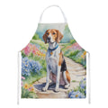 English Foxhound Spring Path Apron Cooking Kitchen Server Baking Crafts Gardening for Adult Women Men, Unisex, Large, Multicolor