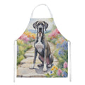 Great Dane Spring Path Apron Cooking Kitchen Server Baking Crafts Gardening for Adult Women Men, Unisex, Large, Multicolor