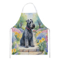 Kerry Blue Terrier Spring Path Apron Cooking Kitchen Server Baking Crafts Gardening for Adult Women Men, Unisex, Large, Multicolor