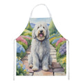 Komondor Spring Path Apron Cooking Kitchen Server Baking Crafts Gardening for Adult Women Men, Unisex, Large, Multicolor