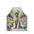Labradoodle Spring Path Apron Cooking Kitchen Server Baking Crafts Gardening for Adult Women Men, Unisex, Large, Multicolor