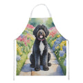 Portuguese Water Dog Spring Path Apron Cooking Kitchen Server Baking Crafts Gardening for Adult Women Men, Unisex, Large, Multicolor