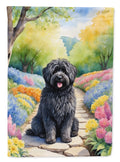 Puli Spring Path House Flag 28x40 Porch Sleeve Pole Decorative Outside Yard Banner Artwork Wall Hanging, Polyester