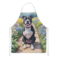Staffordshire Bull Terrier Spring Path Apron Cooking Kitchen Server Baking Crafts Gardening for Adult Women Men, Unisex, Large, Multicolor