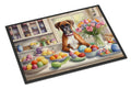 Decorating Easter Boxer Doormat Indoor Outdoor 18H X 27W Front Door Mat Rugs for Entryway, Non Slip Washable
