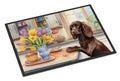 Decorating Easter Boykin Spaniel Doormat Indoor Outdoor 24H X 36W Front Door Mat Rugs for Entryway, Non Slip Washable Low Pile,