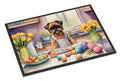 Decorating Easter Brussels Griffon Doormat Indoor Outdoor 18H X 27W Front Door Mat Rugs for Entryway, Non Slip Washable