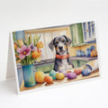 Decorating Easter Catahoula Greeting Cards Pack of 8 Blank Cards with Envelopes Whimsical A7 Size 5x7