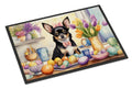 Decorating Easter Chihuahua Doormat Indoor Outdoor 24H X 36W Front Door Mat Rugs for Entryway, Non Slip Washable Low Pile,
