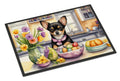 Decorating Easter Chihuahua Doormat Indoor Outdoor 18H X 27W Front Door Mat Rugs for Entryway, Non Slip Washable