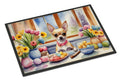 Decorating Easter Chihuahua Doormat Indoor Outdoor 24H X 36W Front Door Mat Rugs for Entryway, Non Slip Washable Low Pile,