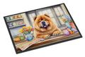 Decorating Easter Chow Chow Doormat Indoor Outdoor 18H X 27W Front Door Mat Rugs for Entryway, Non Slip Washable