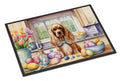 Decorating Easter Cocker Spaniel Doormat Indoor Outdoor 24H X 36W Front Door Mat Rugs for Entryway, Non Slip Washable Low Pile,