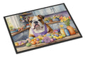 Decorating Easter English Bulldog Doormat Indoor Outdoor 18H X 27W Front Door Mat Rugs for Entryway, Non Slip Washable
