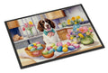 Decorating Easter English Springer Spaniel Doormat Indoor Outdoor 18H X 27W Front Door Mat Rugs for Entryway, Non Slip Washable