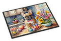 Decorating Easter French Bulldog Doormat Indoor Outdoor 18H X 27W Front Door Mat Rugs for Entryway, Non Slip Washable
