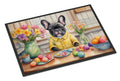 Decorating Easter French Bulldog Doormat Indoor Outdoor 24H X 36W Front Door Mat Rugs for Entryway, Non Slip Washable Low Pile,