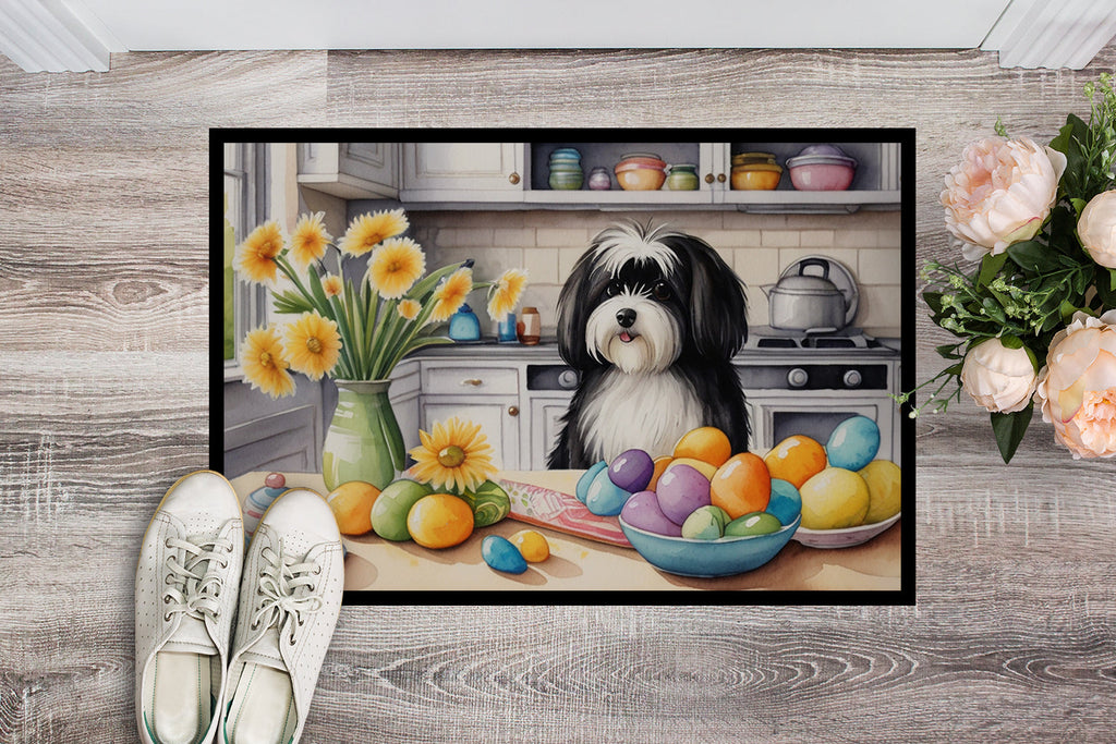 Decorating Easter Havanese Doormat Indoor Outdoor 18H X 27W Front Door Mat Rugs for Entryway, Non Slip Washable