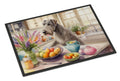 Decorating Easter Irish Wolfhound Doormat Indoor Outdoor 24H X 36W Front Door Mat Rugs for Entryway, Non Slip Washable Low Pile,