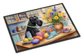 Decorating Easter Kerry Blue Terrier Doormat Indoor Outdoor 18H X 27W Front Door Mat Rugs for Entryway, Non Slip Washable