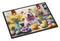 Decorating Easter Pit Bull Terrier Doormat Indoor Outdoor 18H X 27W Front Door Mat Rugs for Entryway, Non Slip Washable