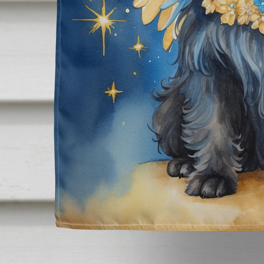Affenpinscher My Angel House Flag 28x40 Porch Sleeve Pole Decorative Outside Yard Banner Artwork Wall Hanging, Polyester