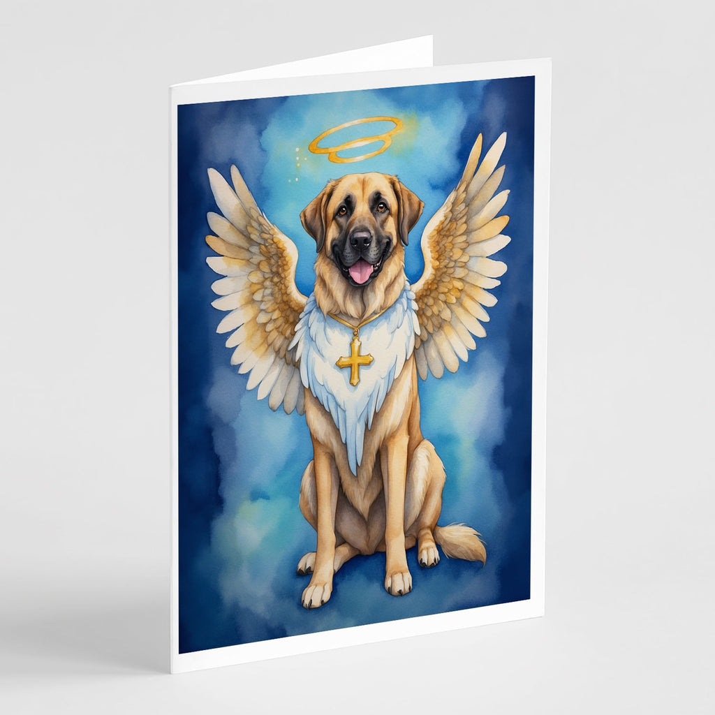 Anatolian Shepherd My Angel Greeting Cards Pack of 8 Blank Cards with Envelopes Whimsical A7 Size 5x7