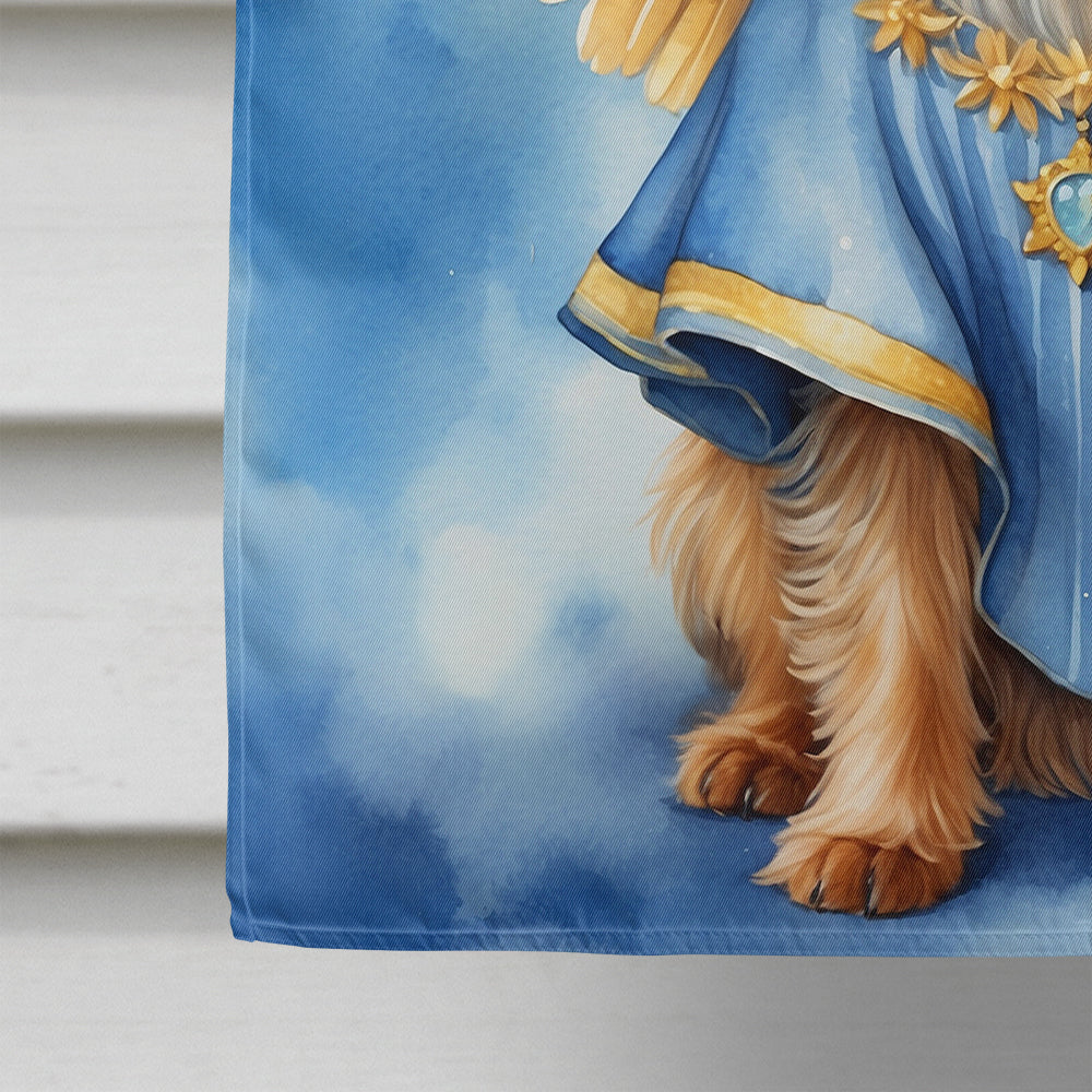 Australian Terrier My Angel House Flag 28x40 Porch Sleeve Pole Decorative Outside Yard Banner Artwork Wall Hanging, Polyester
