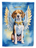 Beagle My Angel House Flag 28x40 Porch Sleeve Pole Decorative Outside Yard Banner Artwork Wall Hanging, Polyester