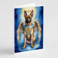 Belgian Malinois My Angel Greeting Cards Pack of 8 Blank Cards with Envelopes Whimsical A7 Size 5x7