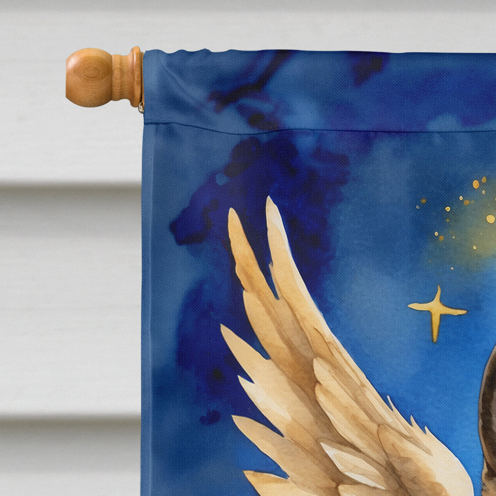 Belgian Tervuren My Angel House Flag 28x40 Porch Sleeve Pole Decorative Outside Yard Banner Artwork Wall Hanging, Polyester