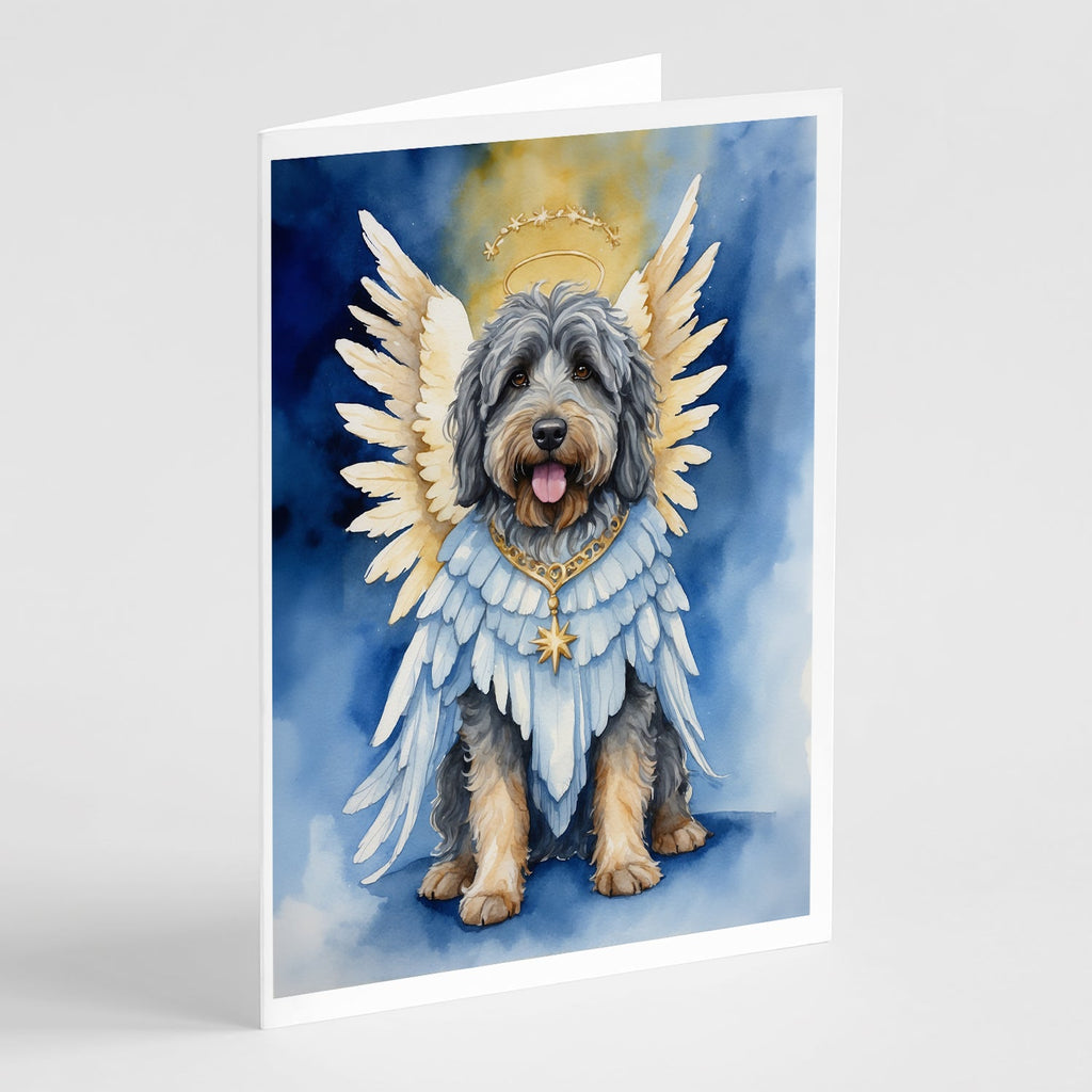 Bergamasco Sheepdog My Angel Greeting Cards Pack of 8 Blank Cards with Envelopes Whimsical A7 Size 5x7