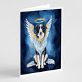 Borzoi My Angel Greeting Cards Pack of 8 Blank Cards with Envelopes Whimsical A7 Size 5x7